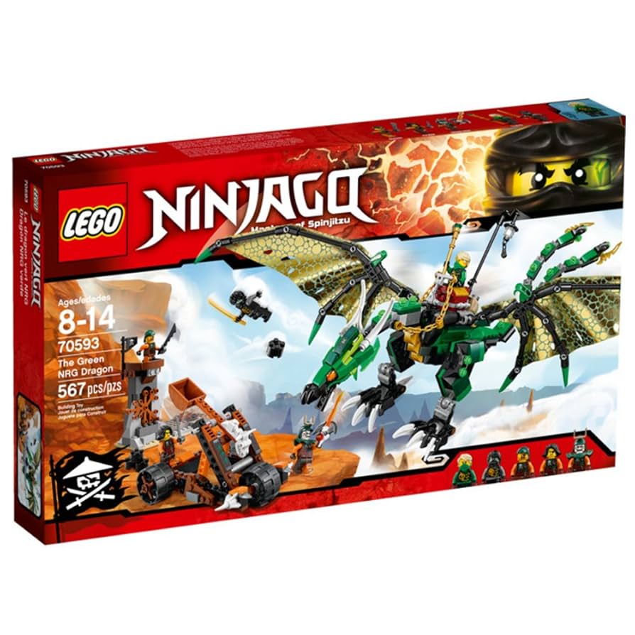 レゴで作ったドラゴン Amazon.co.jp: LEGO Ninjago 70593 The Green NRG Dragon